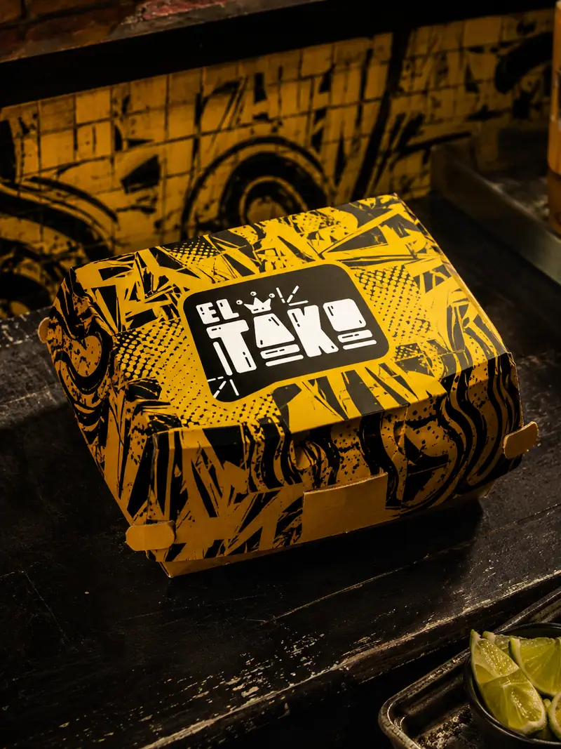 El Tako: Caja para llevar
