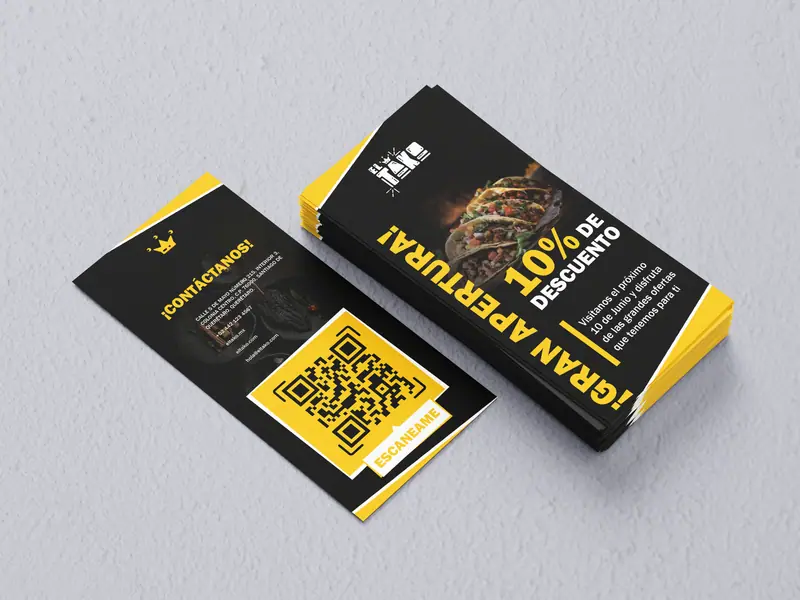 El Tako: Flyer promocional