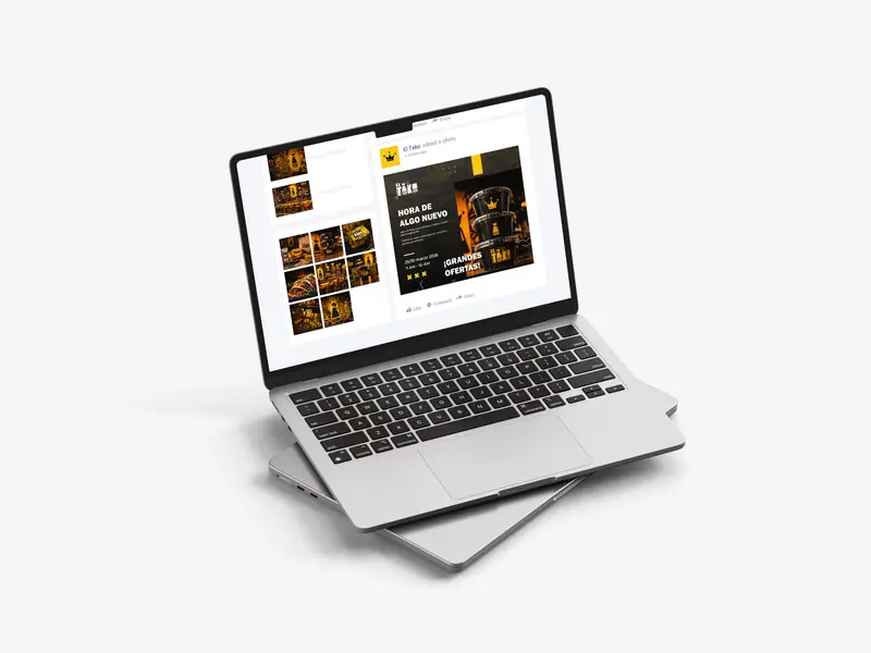 El Tako: Sitio web y catálogo